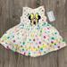 Disney Dresses | Disney Baby Girl Minnie Mouse Dress Fruit 6-9month | Color: White/Yellow | Size: 6-9mb