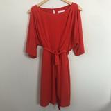Jessica Simpson Dresses | Jessica Simpson Cold Shoulder Dress | Color: Orange | Size: M