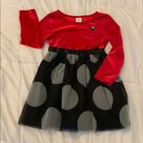 Disney Dresses | Disney Minnie Mouse Dress Size 4t | Color: Black/Red | Size: 4tg