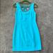 Lilly Pulitzer Dresses | Lilly Pulitzer Teal And Gold Cocktail Dress | Color: Blue | Size: 6