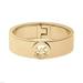 Michael Kors Jewelry | Michael Kors Mk Logo Gold Tone Bangle Bracelet | Color: Gold | Size: Os