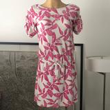 Lilly Pulitzer Dresses | Lilly Pulitzer Silk Dress Size S | Color: Pink/White | Size: S