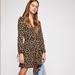 Free People Dresses | Free People Pradera Wrap Mini Dress | Color: Black/Gold | Size: L