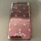 Kate Spade Accessories | Kate Spade Pink Glitter Polka Dot Iphone X Case | Color: Pink | Size: Os