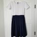 Lularoe Dresses | Lularoe Amelia Dress Size Xs | Color: Blue/White | Size: Xs