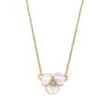 Kate Spade Jewelry | Kate Spade Disco Pansy Flower Necklace | Color: Gold | Size: Os