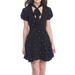 Free People Dresses | Free People Black & White Abbie Print Cotton Dress | Color: Black | Size: 0