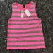 J. Crew Tops | J Crew Sequin Tank Top Pink Gray Striped Xxs Flaw | Color: Gray/Pink | Size: Xxs