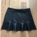 Zara Skirts | Faux Leather Zara Skirt | Color: Black | Size: M