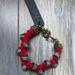 J. Crew Jewelry | J Crew Red, Crystal And Bronze Bracelet | Color: Gold/Red | Size: Small Or Medium