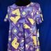 Lularoe Dresses | Lularoe Carly Dress | Color: Blue/Purple | Size: Xxs