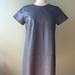 Zara Dresses | Leather Dress | Color: Gray | Size: M