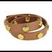 Tory Burch Jewelry | Like New Tory Burch Wrap Bracelet W/ Dust Bag | Color: Tan | Size: Os
