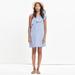 Madewell Dresses | Madewell One Shoulder Striped Dress | Color: Blue/White | Size: Xs