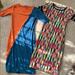 Lularoe Dresses | Lularoe Dresses | Color: Blue/Orange | Size: Xs