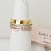 Kate Spade Jewelry | Kate Spade Tricolor Stackable Ring Size 7 Nwts | Color: Gold/Silver | Size: Ring Size 7