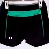 Under Armour Shorts | Just Inunder Armour - Women's Athletic Shorts | Color: Black/Green | Size: S