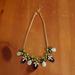 J. Crew Jewelry | J Crew Necklace. Statement Piece | Color: Blue/Gold/Green | Size: Os