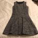 Madewell Dresses | Made Well Black And White Leather Trim Dress | Color: Black | Size: 0