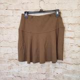 Free People Skirts | Free People Skater Skirt Stretch Olive Above Knee | Color: Red | Size: M