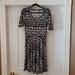 Lularoe Dresses | Lularoe Nicole Dress | Color: Black/White | Size: M