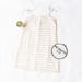 J. Crew Dresses | J. Crew | Nwt Striped Pompom Trim Tie Strap Dress | Color: Cream/White | Size: Xs