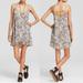 Free People Dresses | Intimately Free People Paisley Swing Dress | Color: Gray/White | Size: S