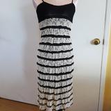 Free People Dresses | Free People Lace & Crochet Summer Dress | Color: Black/Cream | Size: S