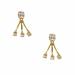 Kate Spade Jewelry | Kate Spade Dainty Sparklers Ear Jacket Earrings | Color: Gold | Size: 5" Wide;. 75" High