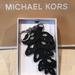 Michael Kors Other | Michael Kors Leather Fern Key Fob/Charm | Color: Black | Size: Os