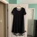 Lularoe Dresses | Carly High-Low Dress | Color: Black/White | Size: L