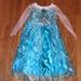 Disney Costumes | Disney’s Frozen Elsa Gown Costume. Size M (8/10) | Color: Blue/White | Size: Girls M (8/10)