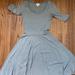 Lularoe Dresses | Lularoe Nicole Dress | Color: Gray | Size: Xs