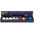 Martins Chocolatier CHOCOLATE PLANETS - 9 Belgian Handmade Chocolate Truffles - Luxury Chocolate Assortment Gift Set (Pack of 3)