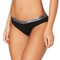 Calvin Klein Unisex's Bikini 3 Pack Lingerie, Turtle Champagne/Black/Strawberry, M