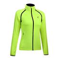 AXEN Women Convertible Cycling Jacket Windproof Water Resistant Softshell Yellow M