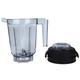 Transparent Food Blender Container, Ascent Series Blending Cup Blade Lid Replacement Accessories