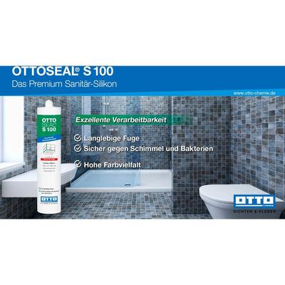 Otto Chemie - ottoseal S100 Premium-Sanitär-Silikon 300ml C1106 strandbeige Image