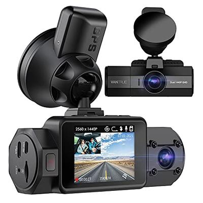 Vantrue N2S 4K 1440P Front and Inside Dash Camera with GPS only $159.57