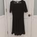 Lularoe Dresses | Lularoe Nicole Dress Size M Solid Black | Color: Black | Size: M