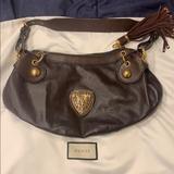 Gucci Bags | New Vintage Gucci Brown Leather Bag | Color: Brown/Gold | Size: Os