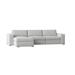 Blue/White Sectional - My Chic Nest Liam 112" Wide Sofa & Chaise | 26 H x 112 W x 64.5 D in | Wayfair 30366Sectional-1034-1150-RHF