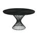Corrigan Studio® Mcginty Dining Table Wood/Metal in Black | 30 H x 54 W x 54 D in | Wayfair E21407418235434781A5A6EE4F369189