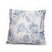 Winston Porter Andora Outdoor Square Pillow Cover & Insert Polyester/Polyfill/Cotton in Blue | 18 H x 18 W x 6 D in | Wayfair