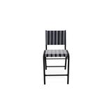Telescope Casual Reliance Stacking Patio Dining Side Chair Sling in Black | 43 H x 21 W x 28 D in | Wayfair 8L8853801