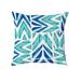 Dakota Fields Outdoor Rectangular Pillow Cover & Insert Polyester/Polyfill blend in Green/Blue | 18 H x 18 W x 6 D in | Wayfair