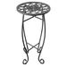 Fleur De Lis Living Harjo Folding Plant Stand Metal in Black | 28 H x 17 W x 17 D in | Wayfair F384ACD8E5574010B1599774A1DCFA05