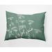 Winston Porter Anchorage Outdoor Square Pillow Cover & Insert Polyester/Polyfill blend in Green | 14 H x 20 W x 6 D in | Wayfair