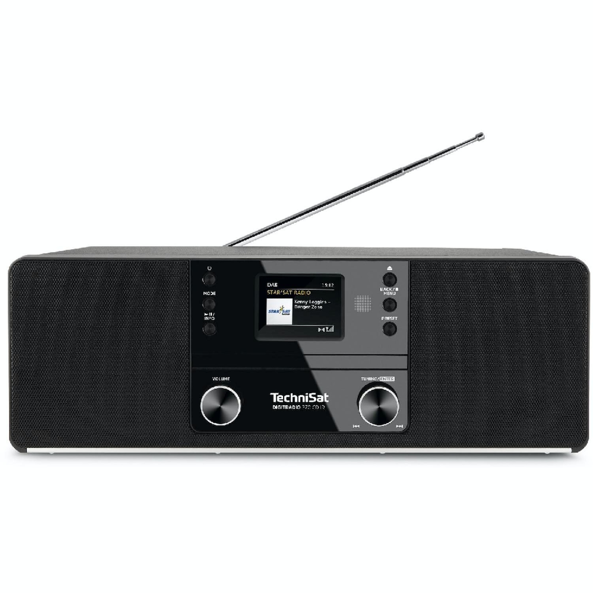 TechniSat DIGITRADIO 370 CD IR Digitalradio (DAB+, UKW-Radio, TFT-Farbdisplay, USB-Schnittstelle, CD-Player, MP3-Funktion, Bluetooth, WLAN-Konnektivität) Image