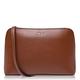 DKNY Women Bryant Dome Crossbody Bag with an Adjustable Chain Strap in Sutton Leather, Caramel, Medium